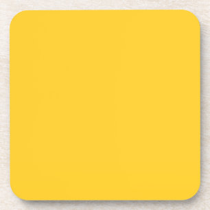 Dessous-de-verre Lumière solaire saturée et profonde jaune