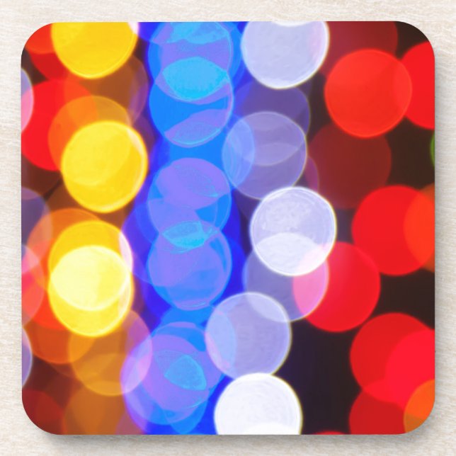 Dessous-de-verre Lumières floues colorées (Devant)