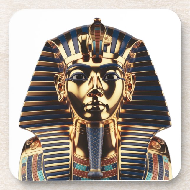 Dessous-de-verre Luxury Golden Egyptian Mask Artwork (Devant)