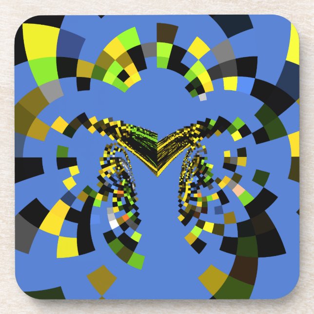 Dessous-de-verre M Bleu (Devant)