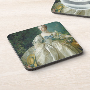 Dessous-de-verre Madame Bergeret, C. 1766 (huile sur la toile)