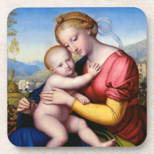 Dessous-de-verre Madone et Enfant