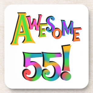 Dessous-de-verre Magnifique 55 T-shirts et cadeaux d'anniversaire
