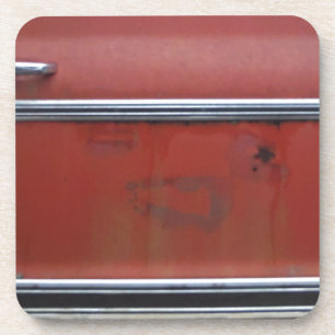 Dessous-de-verre Maillot en argent rouge Chevy