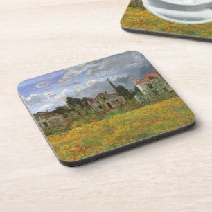 Dessous-de-verre Maisons à Argenteuil par Claude Monet, Art ancien