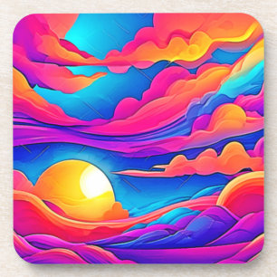 Dessous-de-verre Majesté d'un coucher de soleil