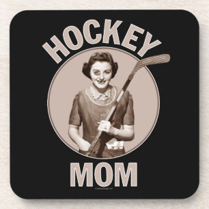 Dessous-de-verre Maman du hockey