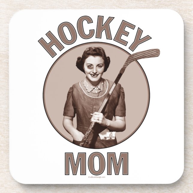 Dessous-de-verre Maman du hockey (Devant)