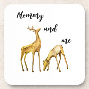 Dessous-de-verre Maman et moi Deer