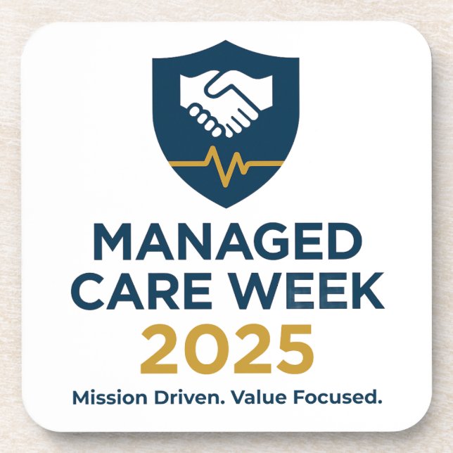 Dessous-de-verre Managed Care Week 2025 - Plastic Coaster Set (Devant)