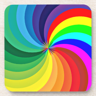 Dessous-de-verre Mandala-46556 couleur arc-en-ciel