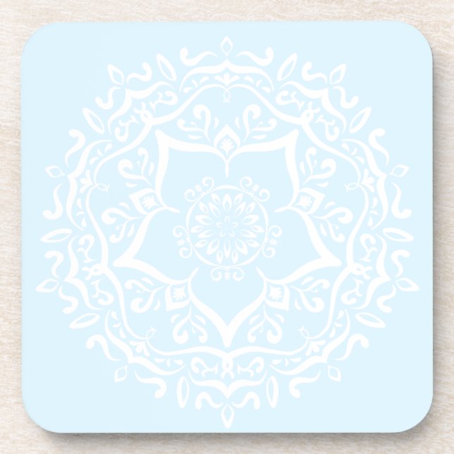 Dessous-de-verre Mandala arctique (Devant)