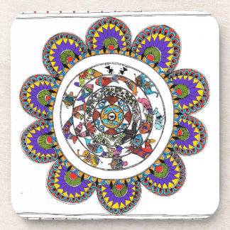 Dessous-de-verre mandala coasters