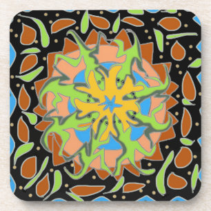 Dessous-de-verre Mandala de lézard