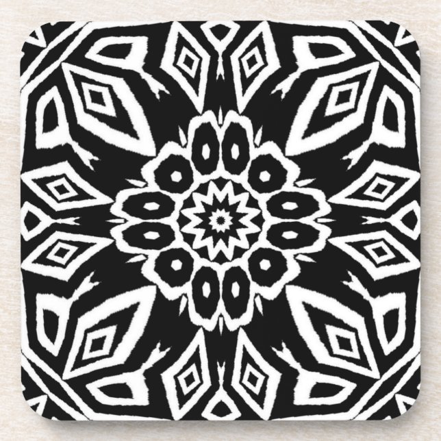 Dessous-de-verre Mandala de minuit (Devant)