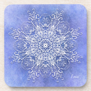 Dessous-de-verre Mandala. floral ethnique