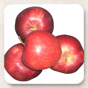 Dessous-de-verre Mange une pomme et va au lit
