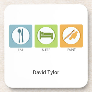 Dessous-de-verre Manger Peinture de sommeil