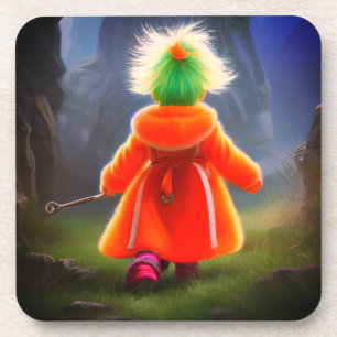 Dessous-de-verre Manteau orange