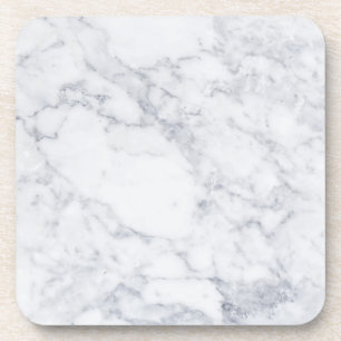 Dessous-de-verre Marbre blanc