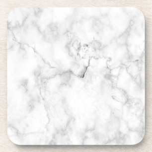 Dessous-de-verre Marbre blanc