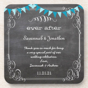 Dessous de verre Mariage de mariée et de mariée en