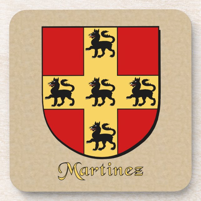 Dessous-de-verre Martinez Family Shield (Devant)