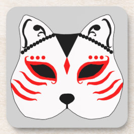 Dessous-de-verre Masque japonais de chat