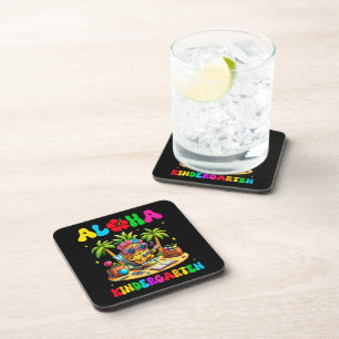 Dessous-de-verre Maternelle Aloha Ananas Hawaï Rentree Scolaire