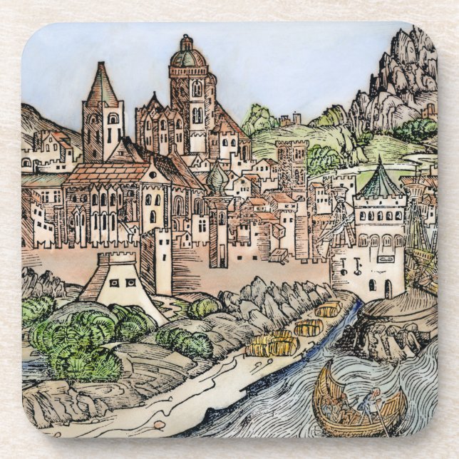 Dessous-de-verre Mayence, Allemagne, 1493 (Devant)