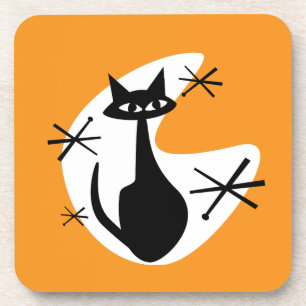 Dessous de verre MCM Âge atomique Kitty Boomerang
