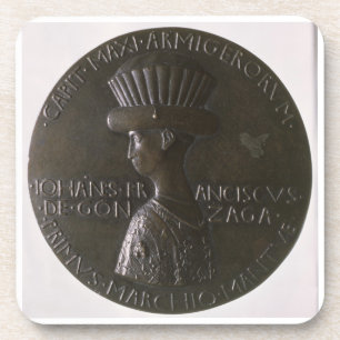 Dessous-de-verre Médaille de portrait dépeignant Gianfrancesco