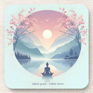 Dessous-de-verre Méditation nature apaisante