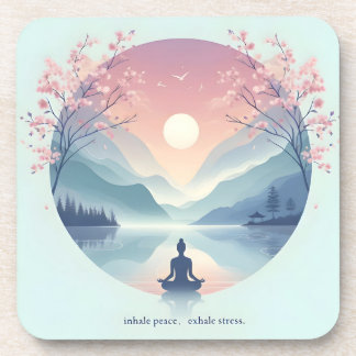 Dessous-de-verre Méditation nature apaisante