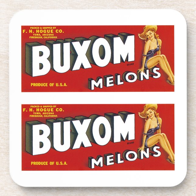 Dessous-de-verre Mellons Buxom (Devant)