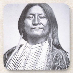 Dessous-de-verre Membre de la tribu de Comanche, 1872 (photo de