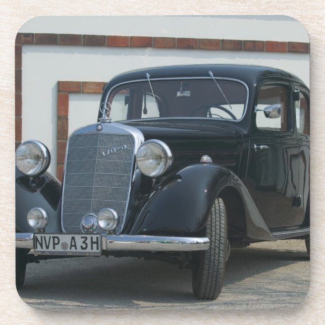 Dessous-de-verre Mercedes antique 3 (Devant)