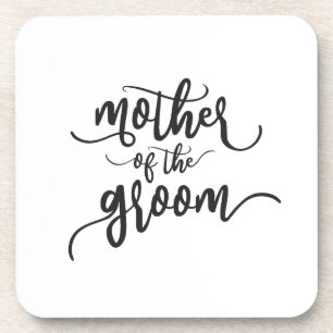 Dessous-de-verre Mère de la calligraphie Mariage Groom   DESSOUS DE