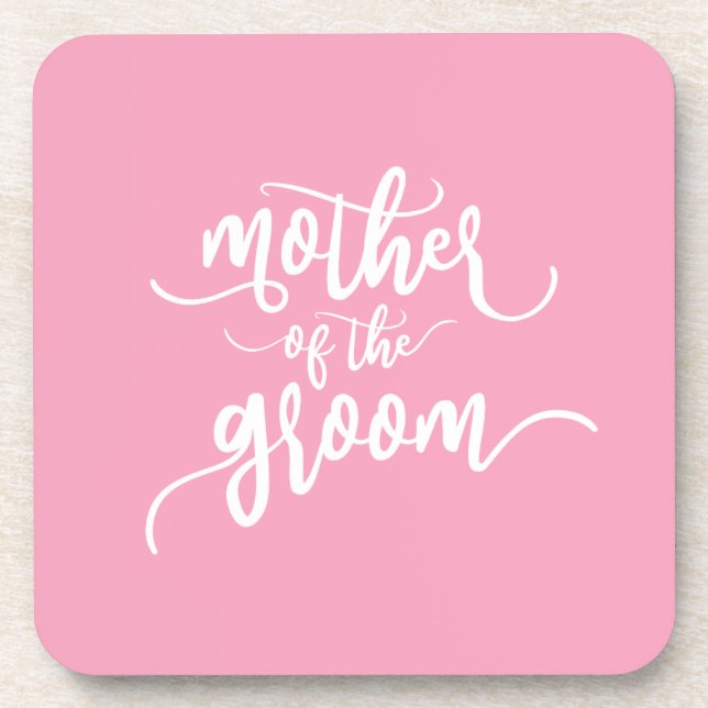 Dessous-de-verre Mère de la calligraphie Mariage Groom | DESSOUS DE (Devant)