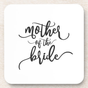 Dessous-de-verre Mère de la Mariage mariée Calligraphie   DESSOUS D