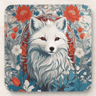 Dessous-de-verre Métissage de la faune du renard arctique