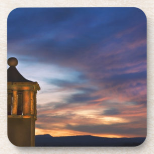 Dessous-de-verre Mexique, San Miguel de Allende. Coucher de soleil