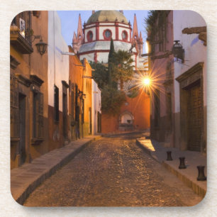 Dessous-de-verre Mexique, San Miguel de Allende. Tôt le matin