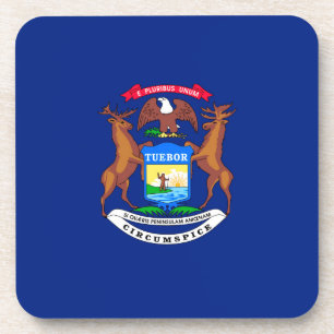 Dessous-de-verre Michigan State Flag Design