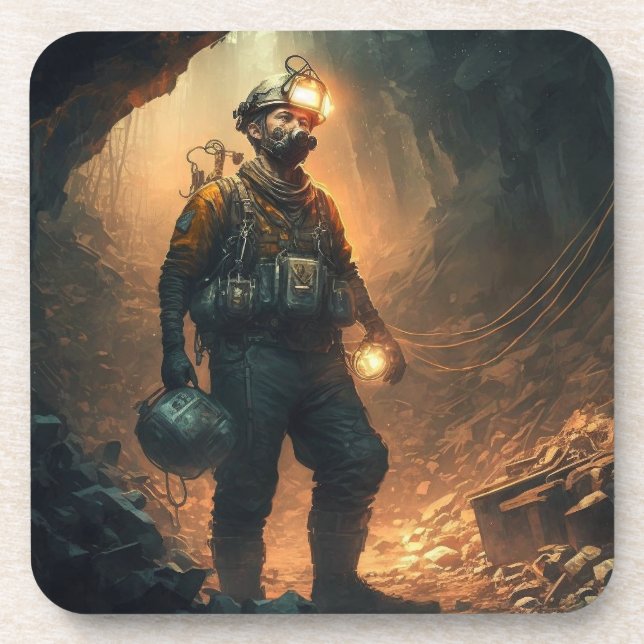 Dessous-de-verre Mines dangereuses (Devant)