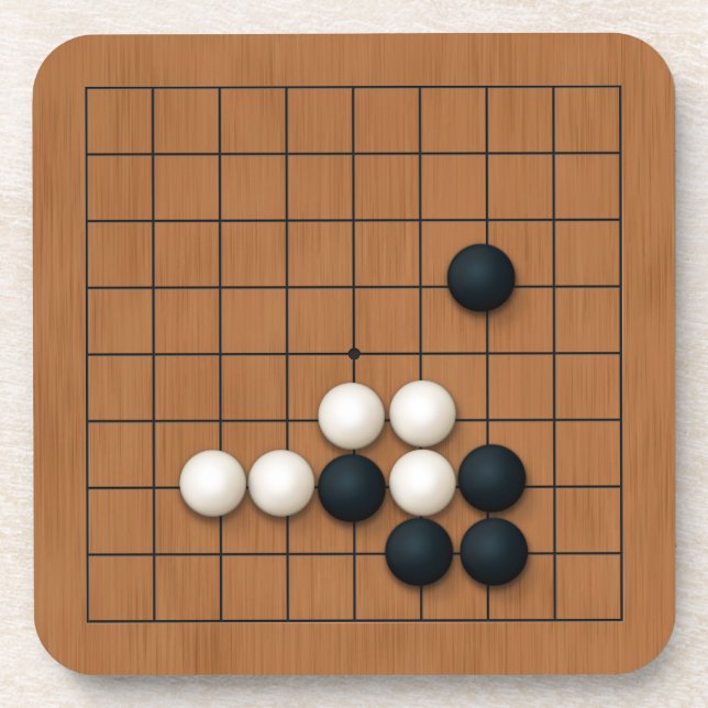 Dessous-de-verre Miniature 9x9 Poche avec Pierres (Devant)