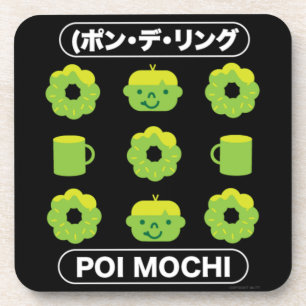 Dessous-de-verre Mochi Donuts Poi Mochi Et Café