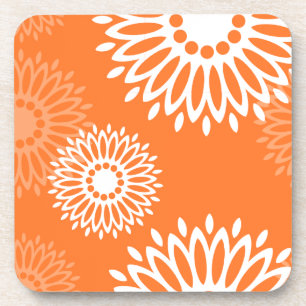 Dessous-de-verre Modèle floral géométrique minimaliste Mandala oran