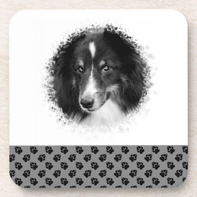Dessous-de-verre Modèle photo animal de compagnie personnalisé et p (Devant)