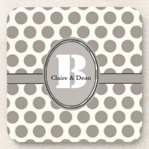 Dessous de verre moderne chic personnalisé jeux Mo